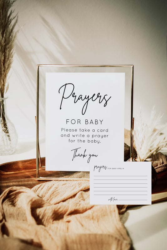 Prayers For Baby Sign